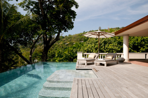 swimming pool villa resort trisara phuket thailand